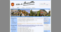 Desktop Screenshot of ferrette.fr